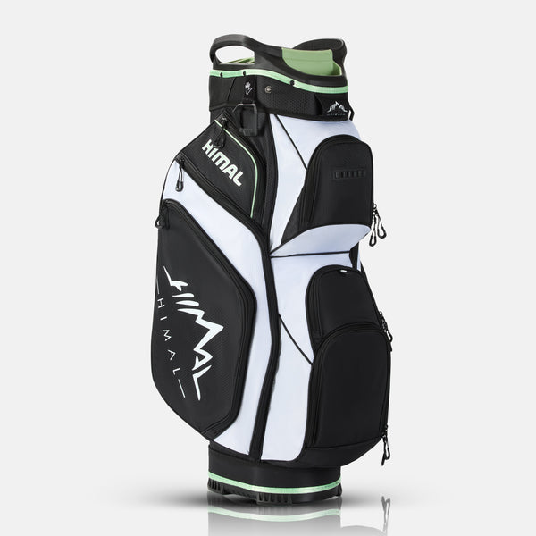 14-Way Full Length Premium Golf Cart Bag-Black White