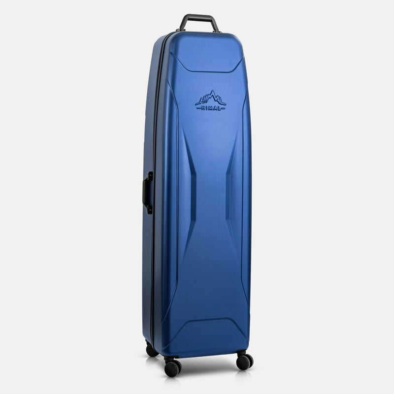Durable Hard Shell PC Water-Resistant Golf Travel Bag-Blue