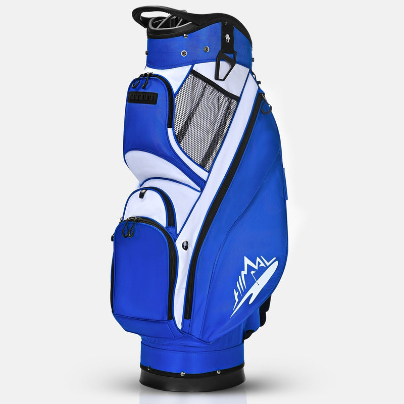uniHimal Silence 001 Quiet Soundles 14 Way Organizer Dividers Golf Cart Bag Blue White
