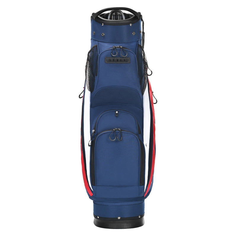 uniHimal Silence 001 Quiet Soundles 14 Way Organizer Dividers Golf Cart Bag Blue Red
