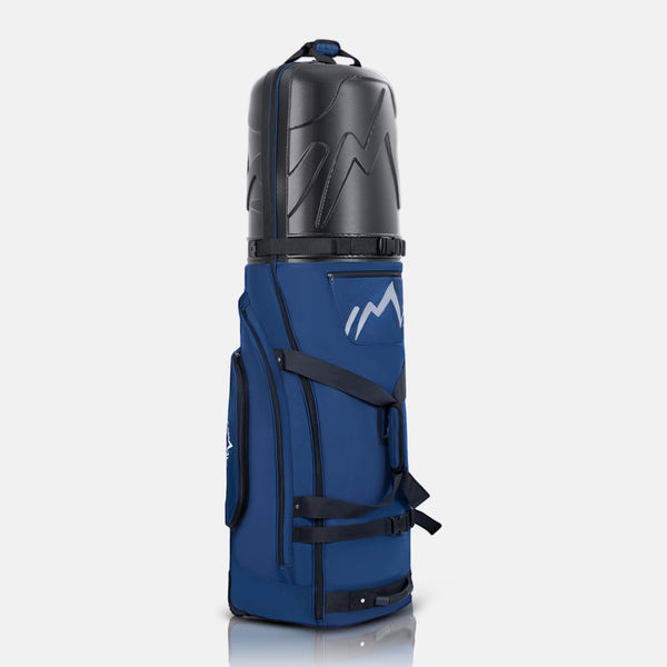 Golf Travel Bag for Airlines with Wheels-Deep Blue