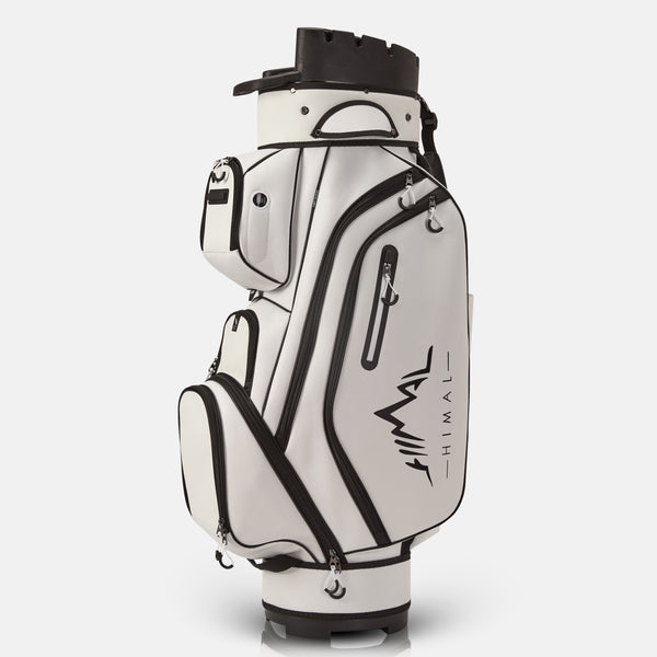 14-Way Golf Cart Bag Pro-Black White