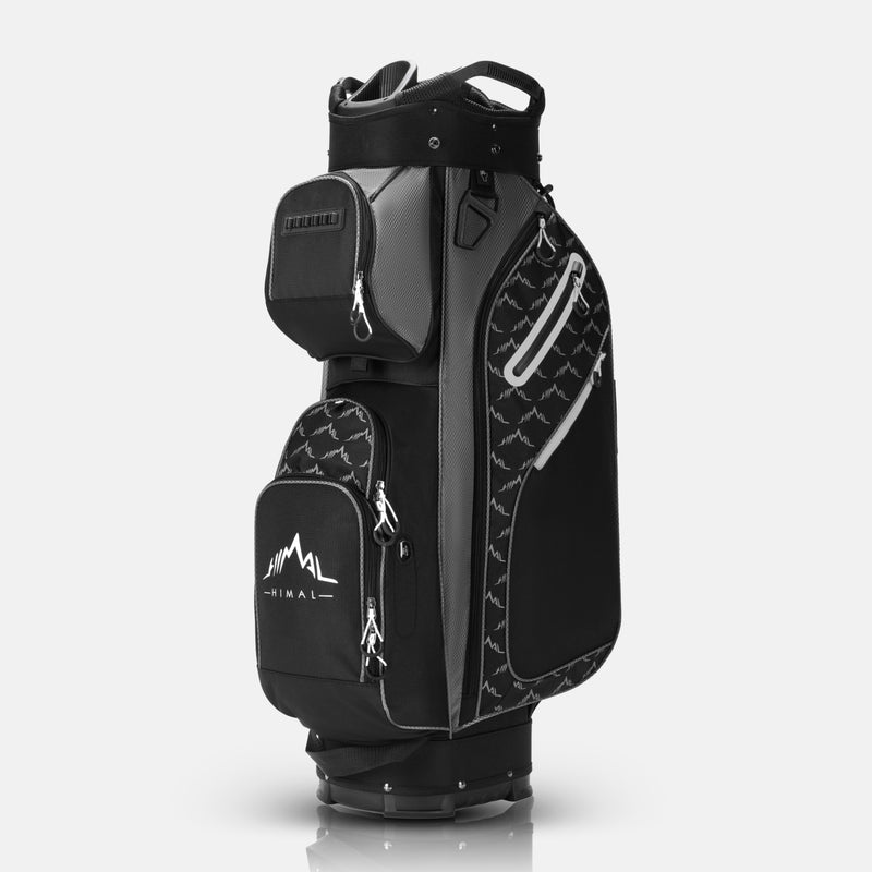 14 Way Golf Cart Bag-Black Grey