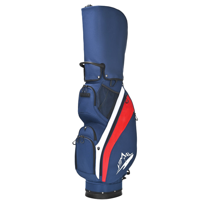 uniHimal Silence 001 Quiet Soundles 14 Way Organizer Dividers Golf Cart Bag Blue Red