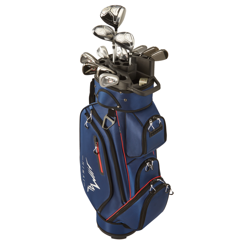 14-Way Golf Cart Bag Pro-Navy Blue