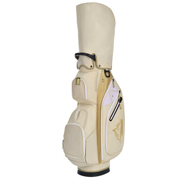 uniHimal Silence 002 Quiet Soundless 15 Way Organizer Dividers Golf Cart Bag Beige