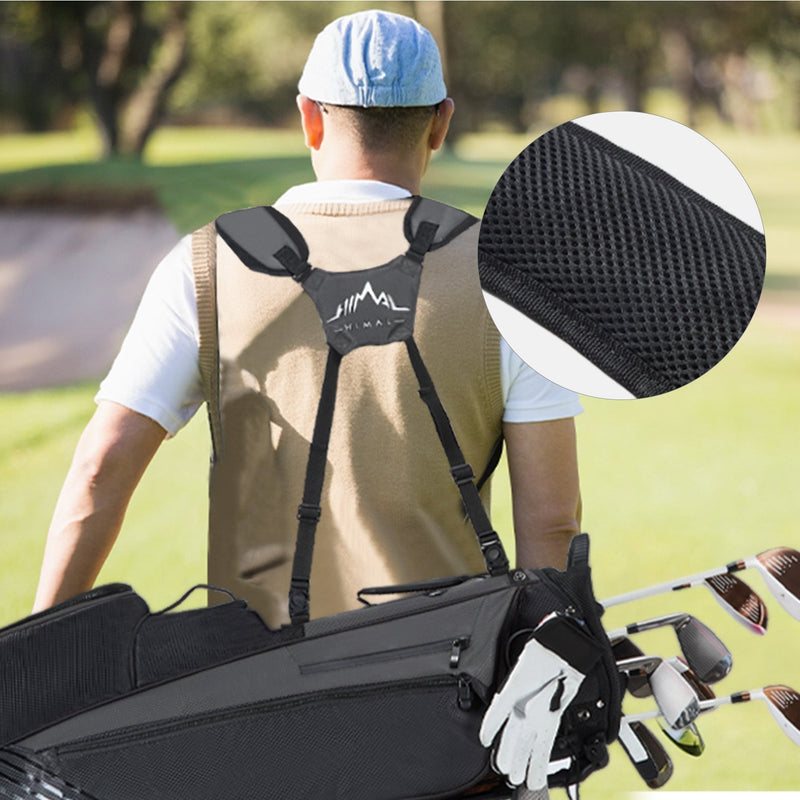 Golf Stand Bag with 8 Way Top Dividers-Black Grey