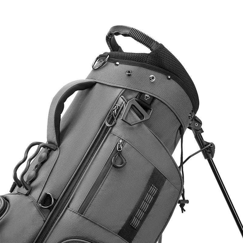 Golf Stand Bag with 7 Way Top Dividers-Grey