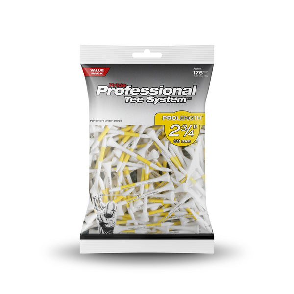 Pride PTS 2 3/4in Tees - 175 Pack