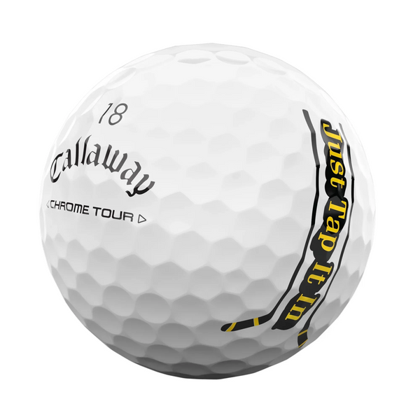 Callaway Chrome Tour Happy Gilmore 2 "Just Tap It In" Golf Balls