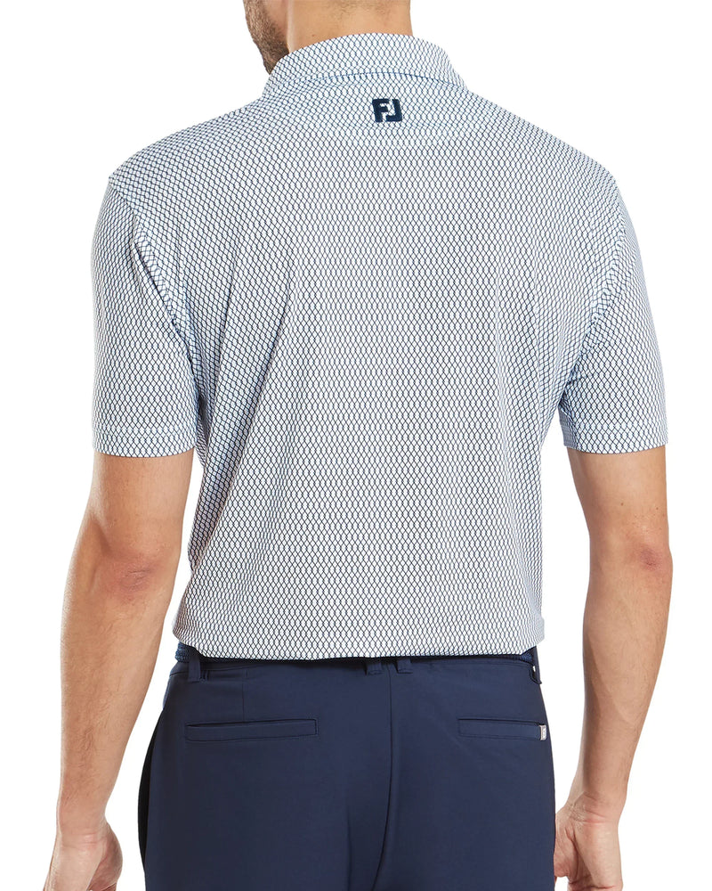 FootJoy Irongate Print Lisle Golf Polo
