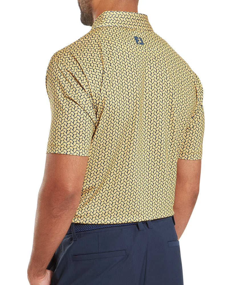 FootJoy Citrus Print Lisle Golf Polo