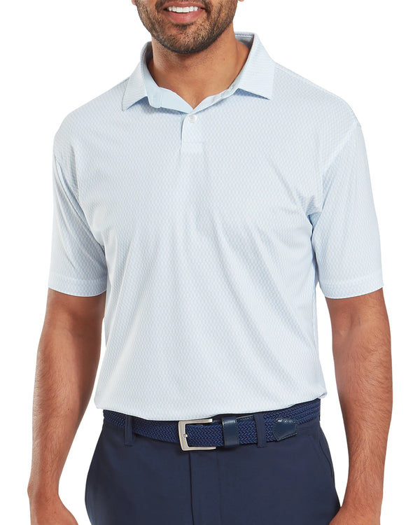 FootJoy Irongate Print Lisle Golf Polo