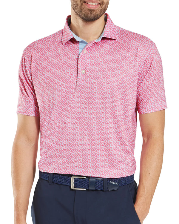 FootJoy Citrus Print Lisle Golf Polo