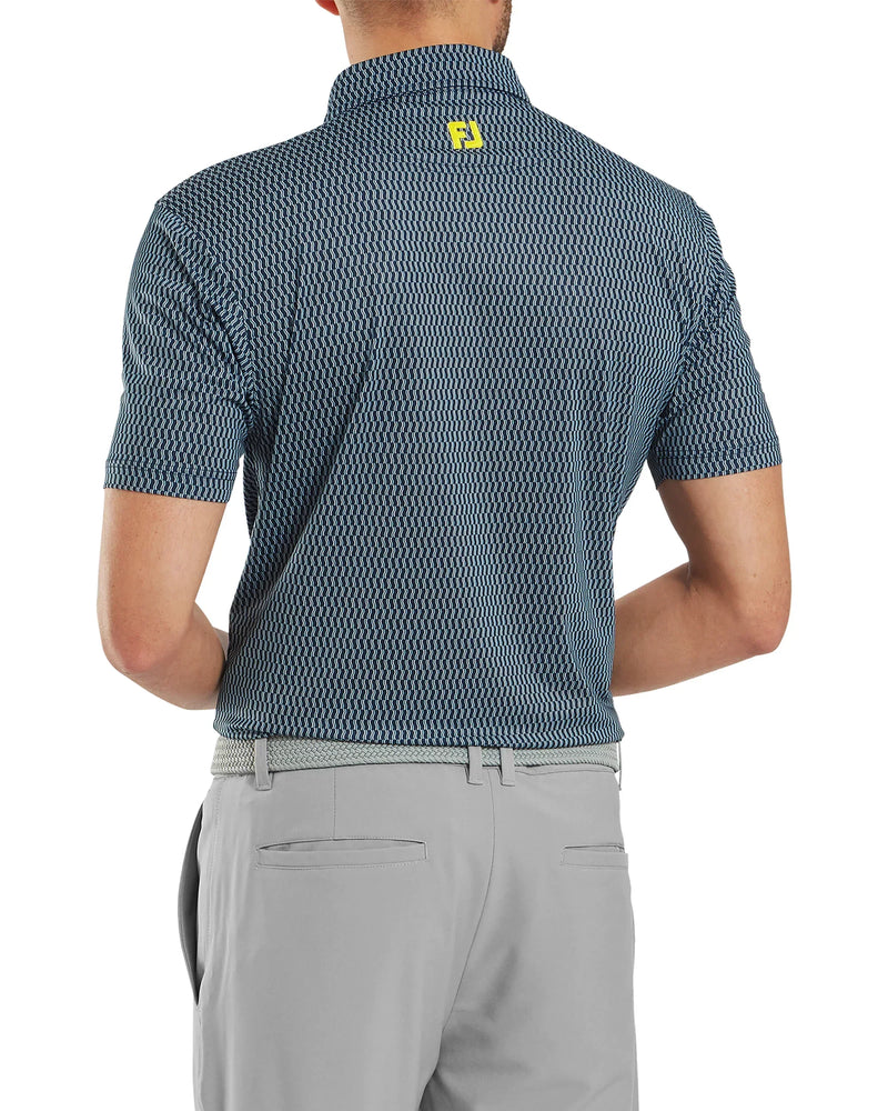 FootJoy Wiggle Print Lisle Golf Polo