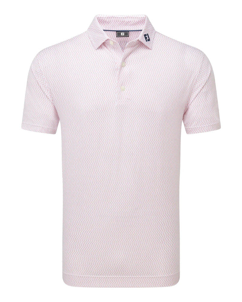 FootJoy Wiggle Print Lisle Golf Polo