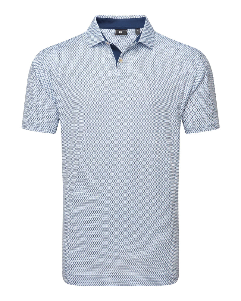 FootJoy Irongate Print Lisle Golf Polo
