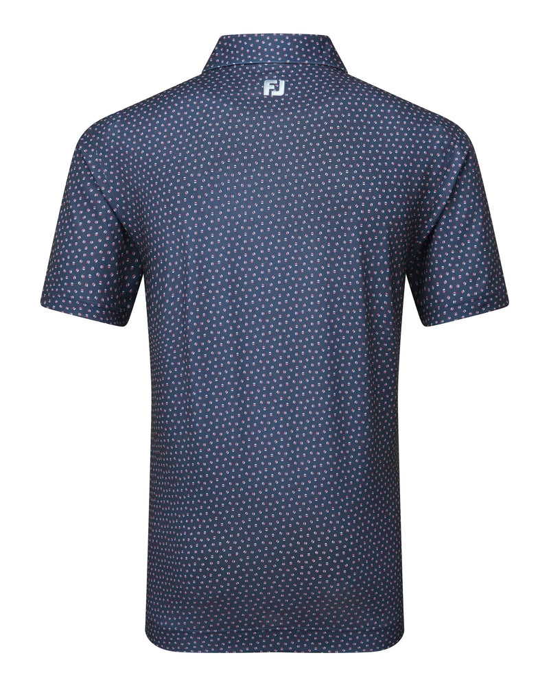 FootJoy Bounce Print Pique Golf Polo