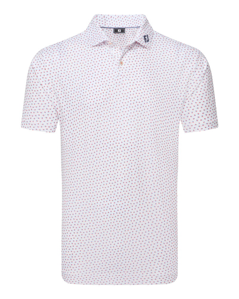 FootJoy Bounce Print Pique Golf Polo