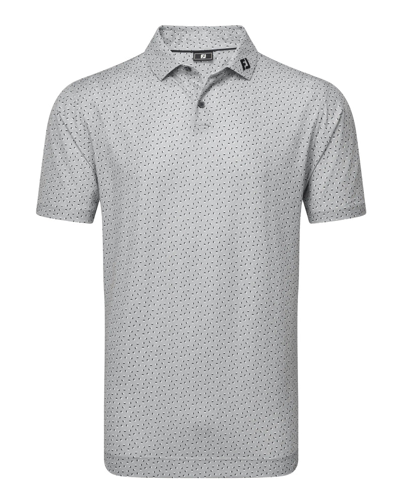 FootJoy Bounce Print Pique Golf Polo