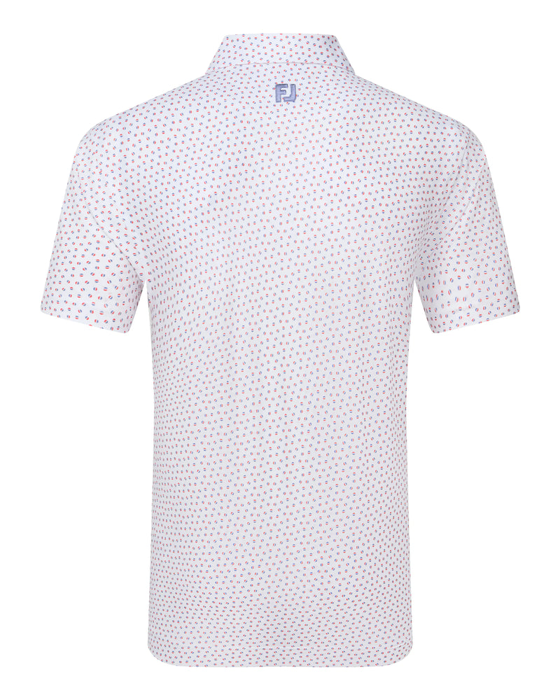 FootJoy Bounce Print Pique Golf Polo