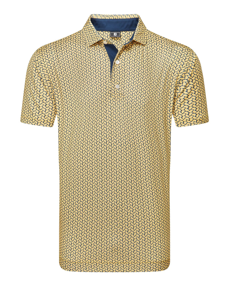 FootJoy Citrus Print Lisle Golf Polo