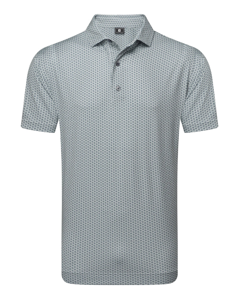FootJoy Houndstooth Geo Lisle Golf Polo