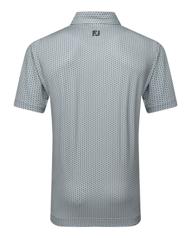 FootJoy Houndstooth Geo Lisle Golf Polo
