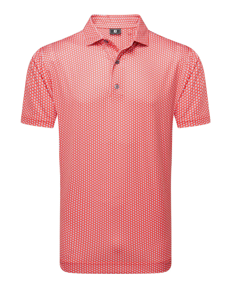 FootJoy Houndstooth Geo Lisle Golf Polo