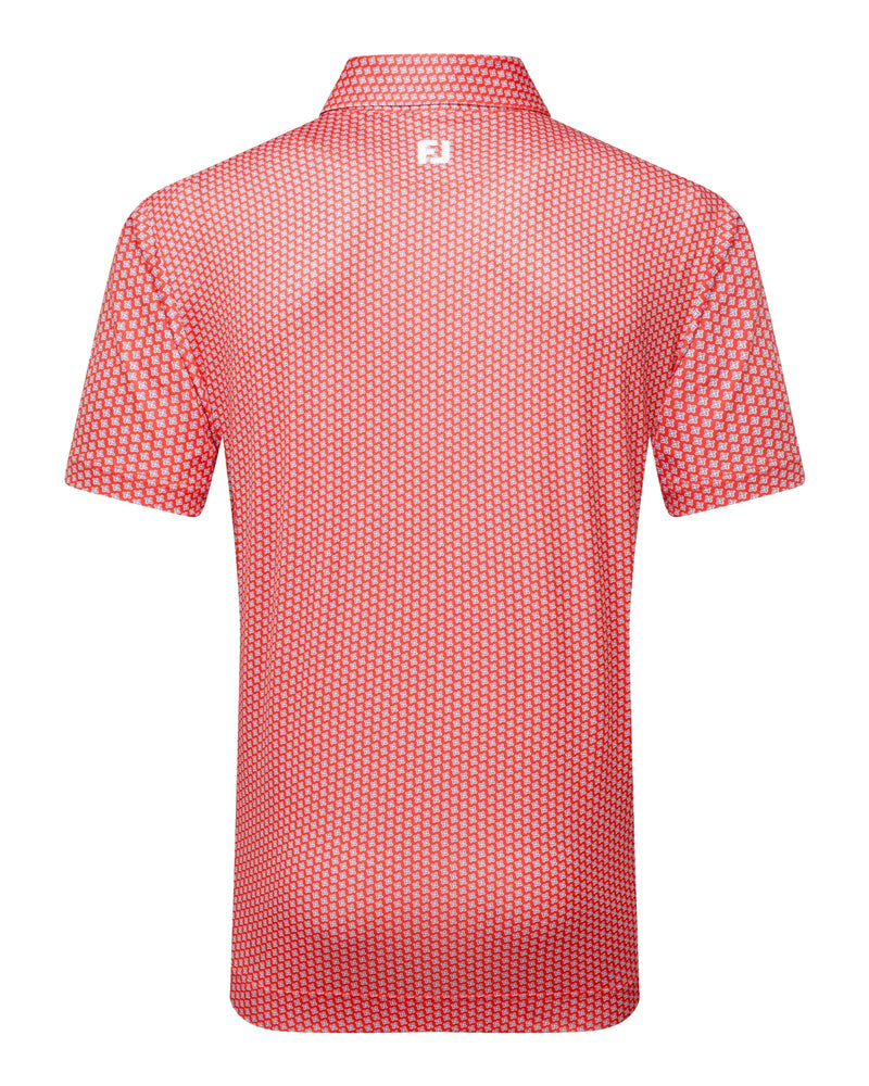FootJoy Houndstooth Geo Lisle Golf Polo