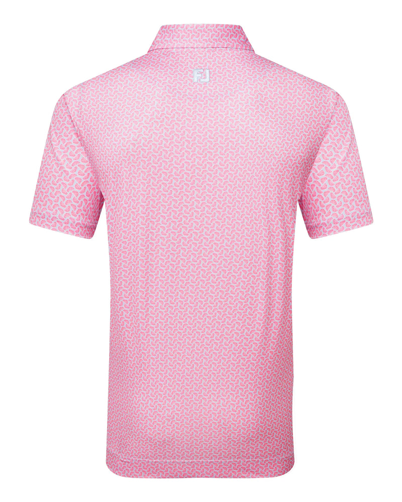 FootJoy Citrus Print Lisle Golf Polo