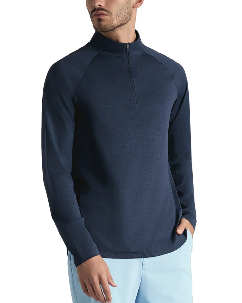 G/FORE Italian Tech Melange Raglan 1/4 Zip Golf Pullover