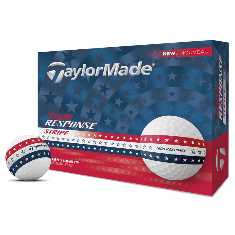 TaylorMade Tour Response Stripe USA Golf Balls
