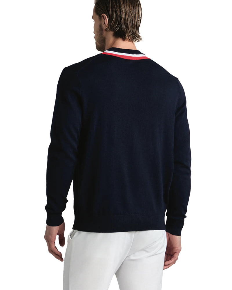 G/FORE Colour Block Merino Wool Golf Sweater